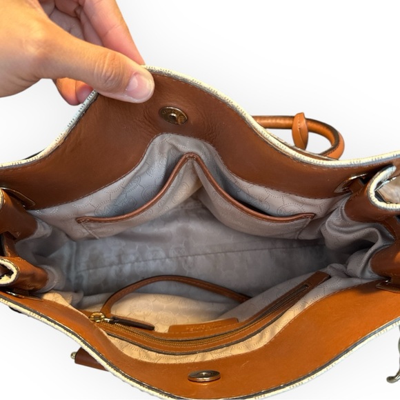 Michael Kors Brown and Cream Women's Bag - Picture 7 of 8